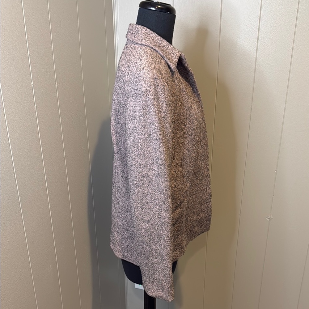 Z J’Envie Sport New York Women's 12 Tweed Open Jacket - Pink/Purple - Picture 4 of 6